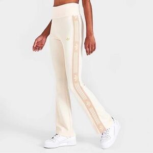 adidas Cream and Tan Track Pants